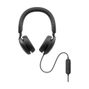 DELL Auriculares con ANC y cable Pro Plus - WH5024, Alámbrico, Llamadas/Música, 20 - 20000 Hz, 189 g, Auriculares, Negro