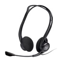 Auriculares Logitech Headset PC 960/ con Micrófono/ USB/ Negros