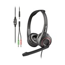 Auriculares NGS MSX 10 Pro/ con Micrófono/ Jack 3.5/ Negros