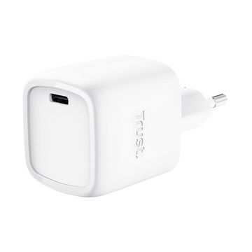 Cargador de Pared GaN Trust Maxo 30W/ 1xUSB Tipo-C/ 30W