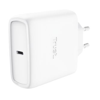Cargador de Pared GaN Trust Maxo 65W/ 1xUSB Tipo-C/ Incluye Cable USB Tipo-C/ 65W