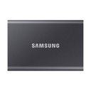 Disco Externo SSD Samsung Portable T7 2TB/ USB 3.2/ Gris