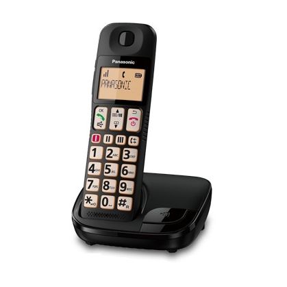 Teléfono Inalámbrico Panasonic KX-TGE310SP/ Negro