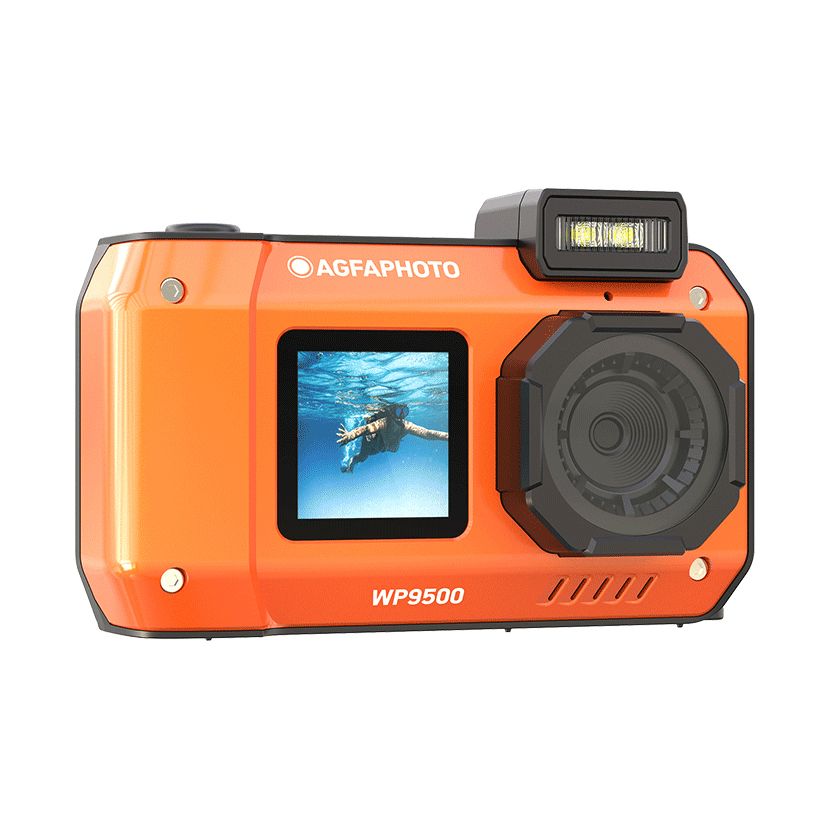 AGFA WP9500 WATERPROOF 4K DIGITAL CAMERA ORANGE