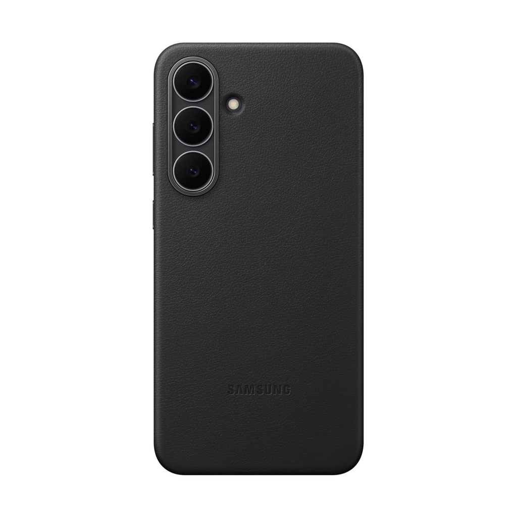 FUNDA CUERO NEGRA S25 FE