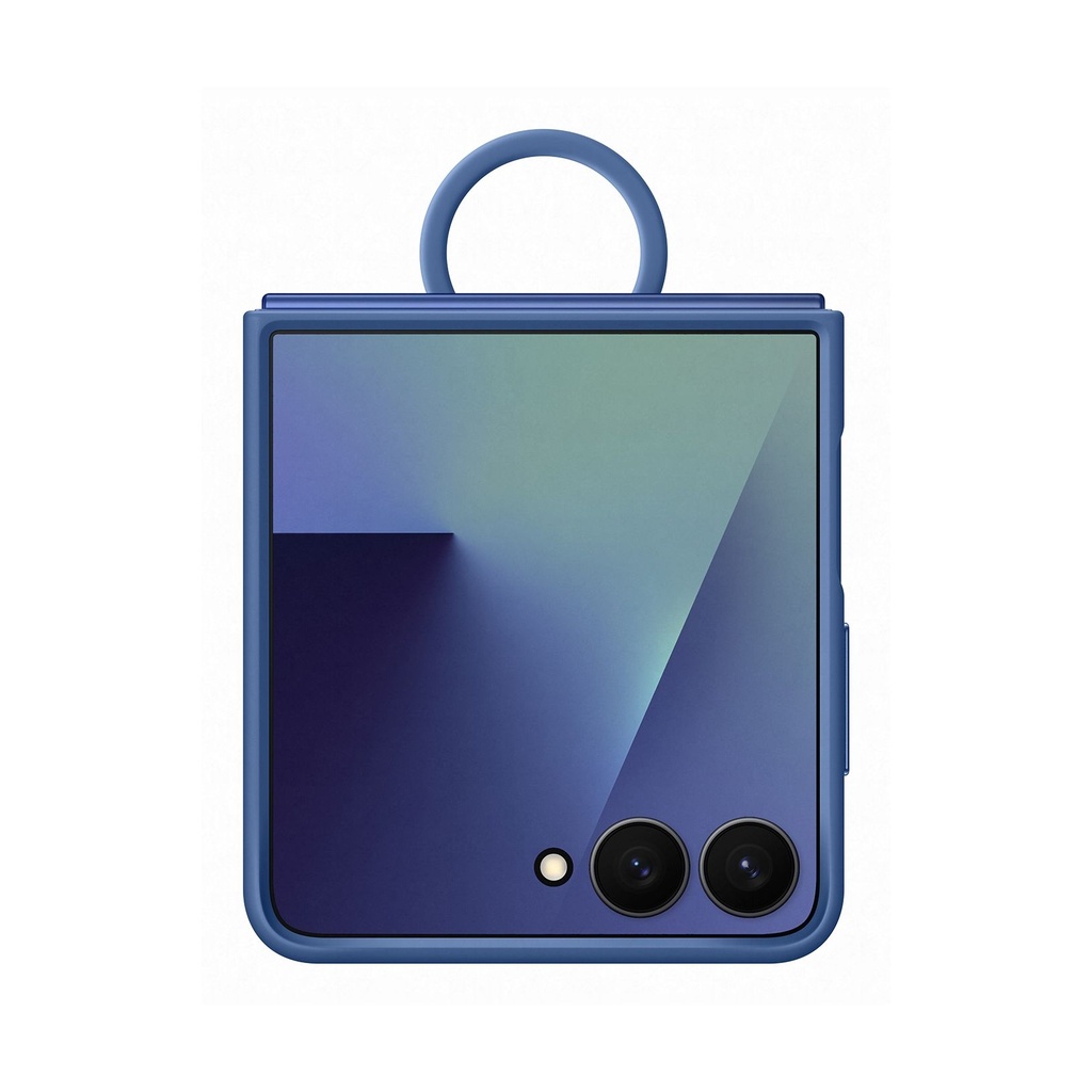 FUNDA SILICONA AZUL GALAXY Z FLIP7
