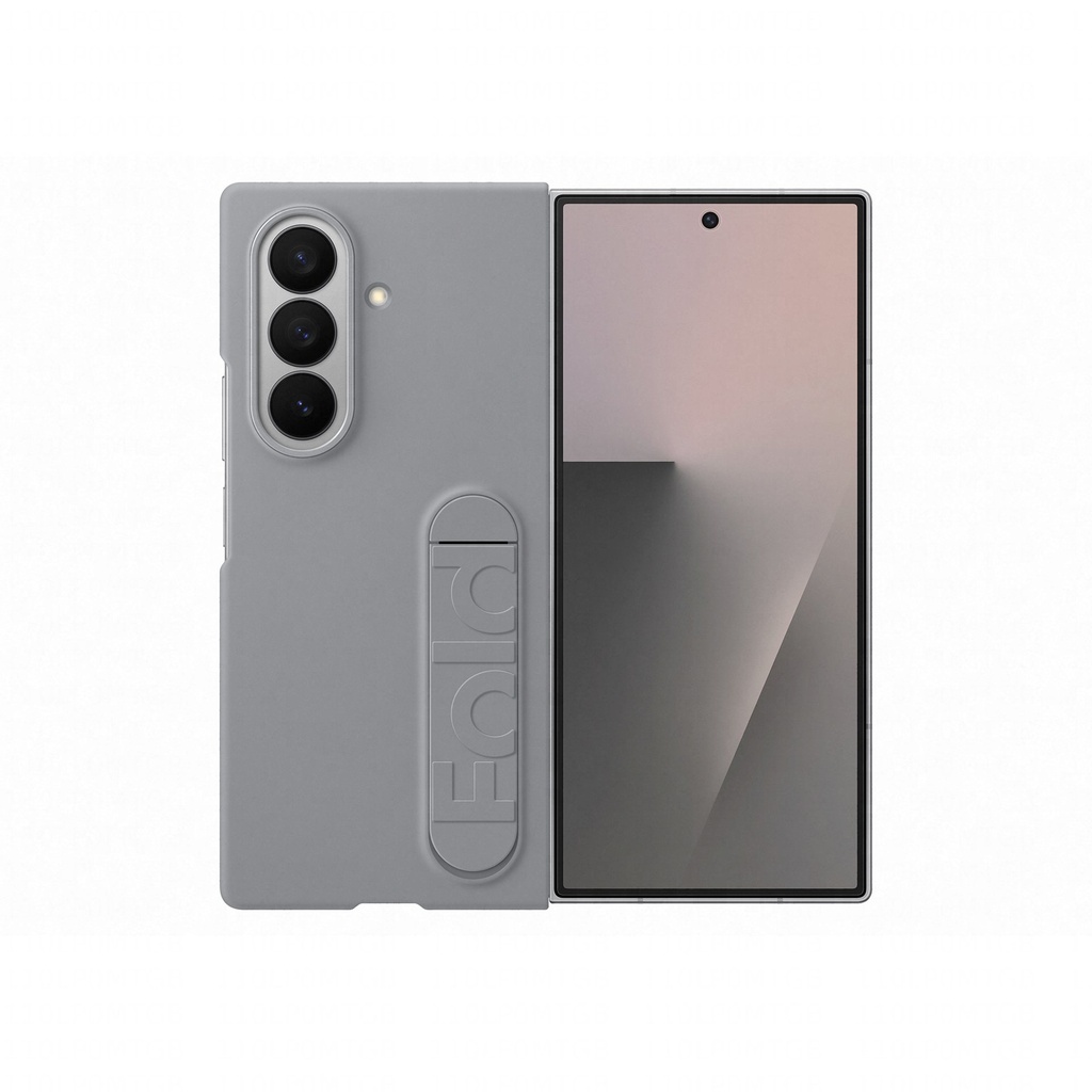 Funda de silicona Samsung Gris y Protector de pantalla para Galaxy Z Fold7