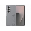 Samsung Gray Silicone Case and Screen Protector for Galaxy Z Fold7