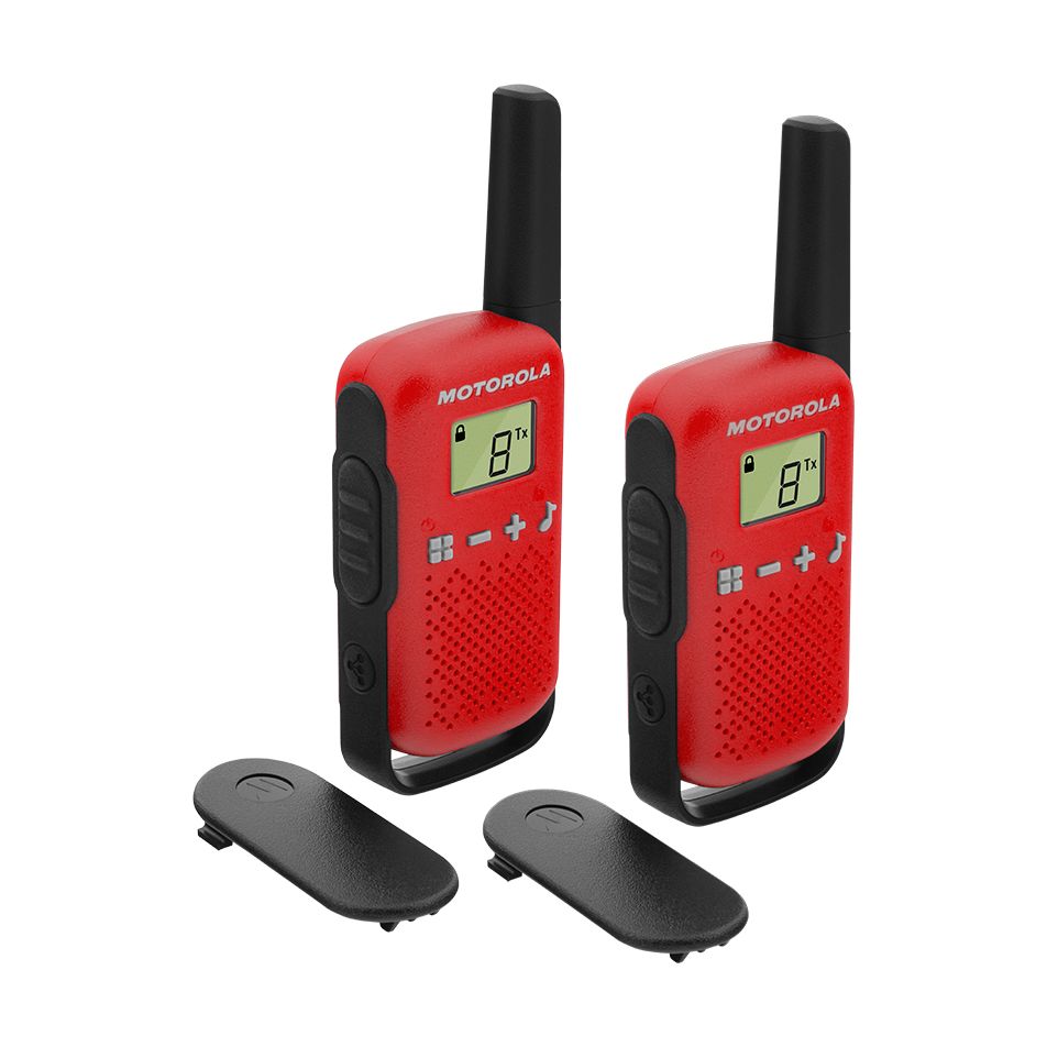 WALKIE TALKIES MOTOROLA T42 RED