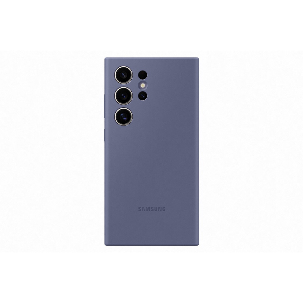 Capa de silicone violeta da Samsung para Galaxy S24 Ultra