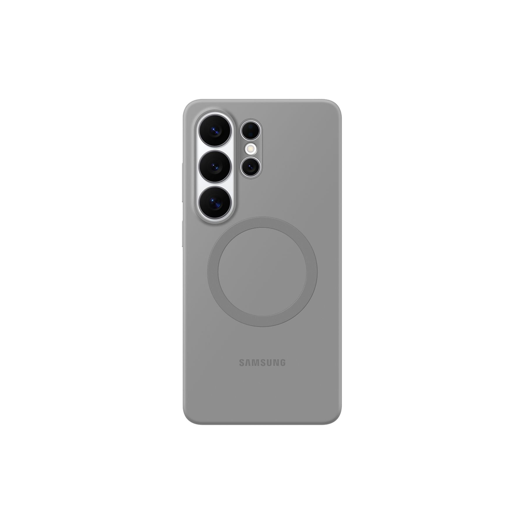 Funda de silicona magnética Samsung Gris para Galaxy S26 Ultra