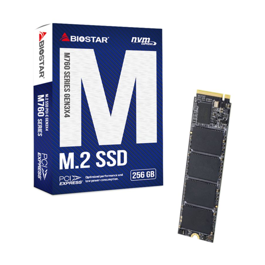 Biostar SSD M760 256Gb Pcie Gen3x4 NVMe 1.3
