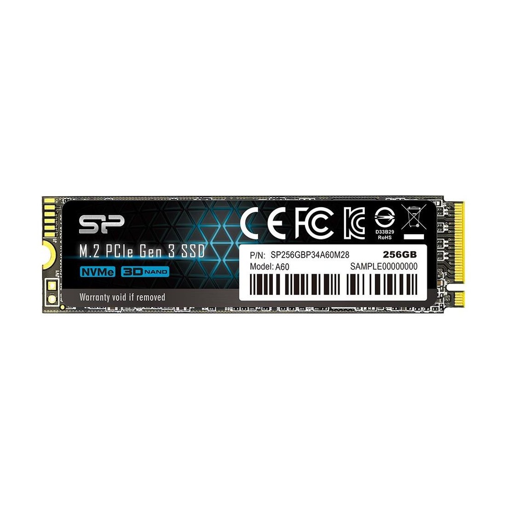SP P34A60 256GB SSD M.2 PCIe Gen3x4 Nvme