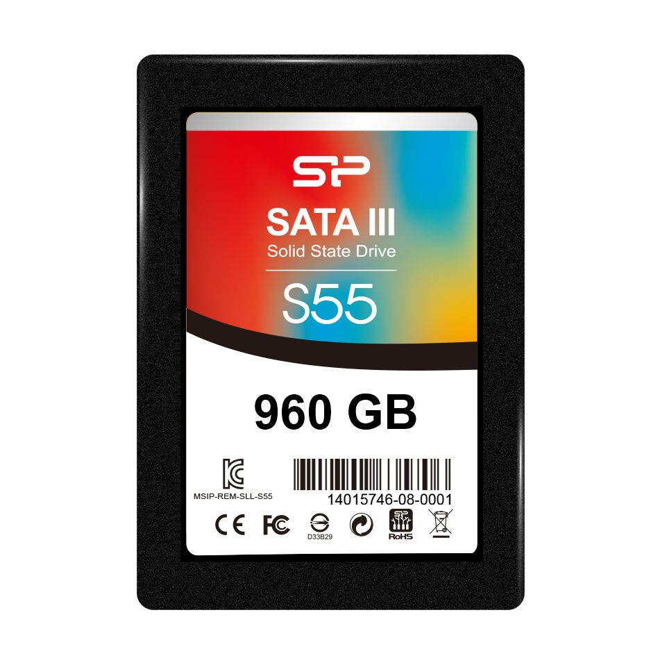 SP S55 SSD 960GB 2.5" 7mm Sata3
