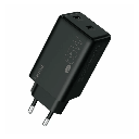 Caricabatterie Beclad da 60 W con 2 porte USB-C (prod. by Samsung) Nero