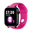 Savefamily Reloj Inteligente Smartwatch Infantil SaveWatch Plus con GPS y Llamada - IP67 - Boton SOS - Carcasa Negra - Correa Silicona Lollipop