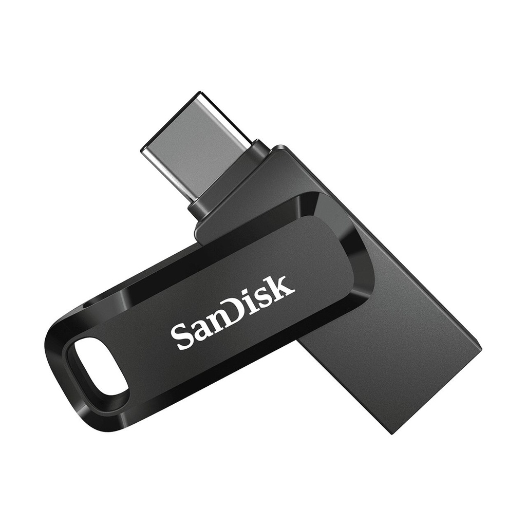 Sandisk Ultra Dual Drive Go Memoria USB-C y USB-A 64GB - Hasta 150MB/s de Lectura - Color Negro (Pendrive)