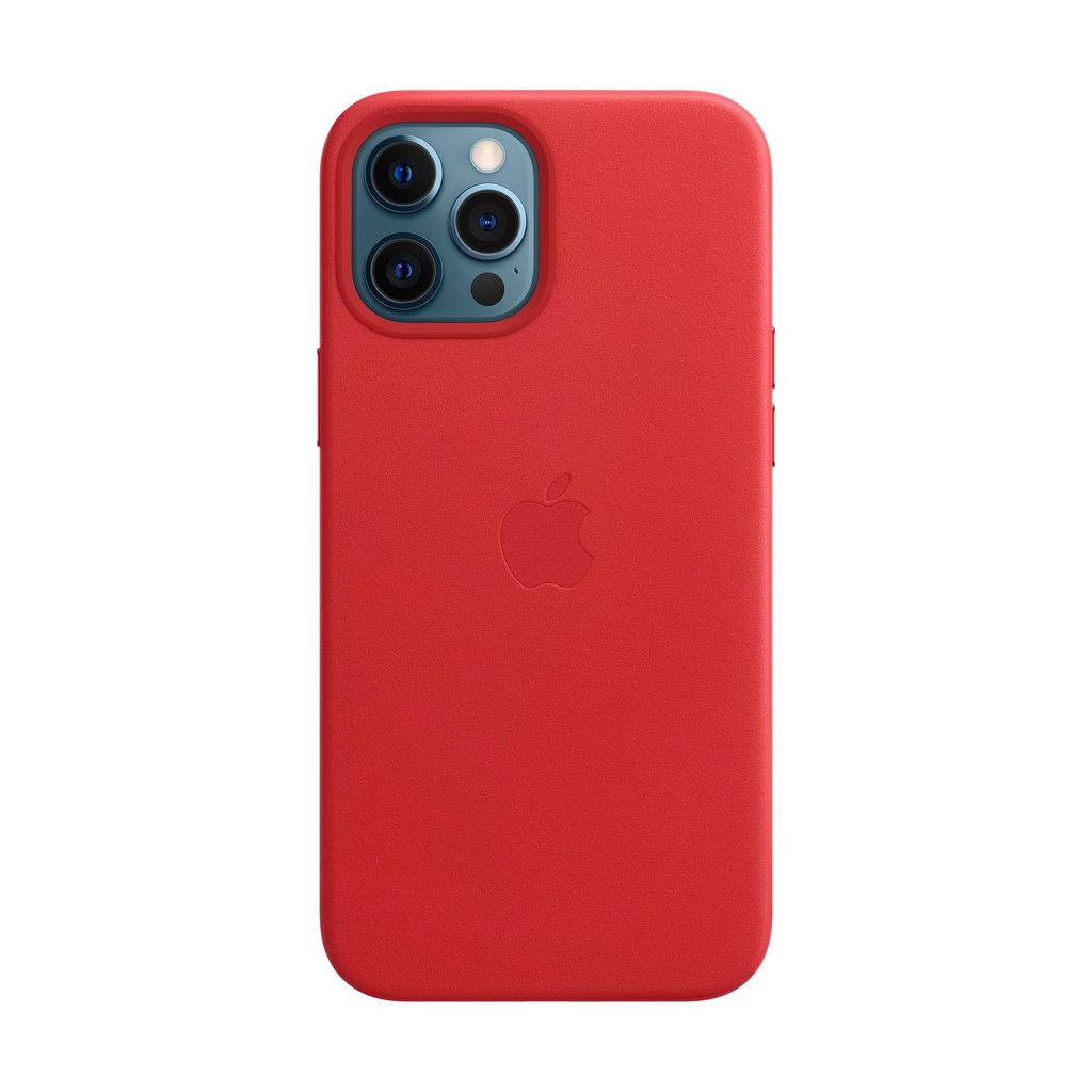 Apple Leather Case with MagSafe Red, for Apple iPhone 12 Pro Max, MHKJ3ZM/A