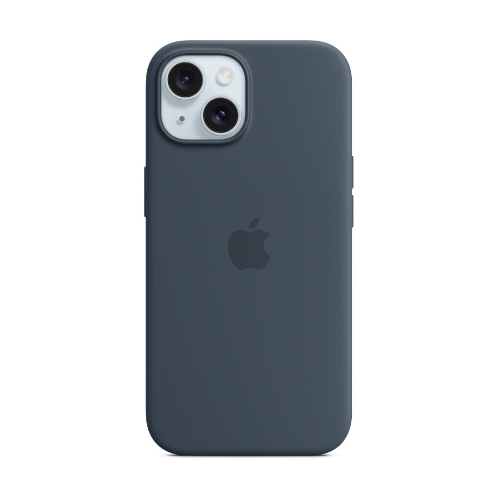 Apple Silicone Case with MagSafe Storm Blue, für iPhone 15, MT0N3ZM/A