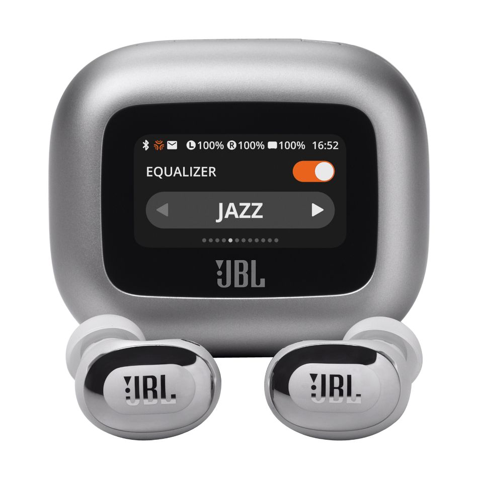 JBL Live Buds 3 Wireless In Ear Headsets Silver, JBLLIVEBUDS3SIL