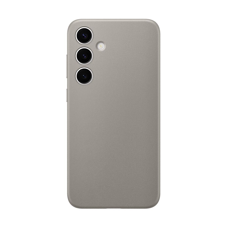 Samsung by Hochuen Vegan Leather Case Taupe, für Galaxy S24+, GP-FPS926HCAAW
