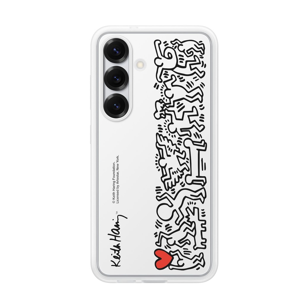Samsung Flipsuit Case Keith Haring White, für Samsung Galaxy S25, EF-MS931CWEGWW