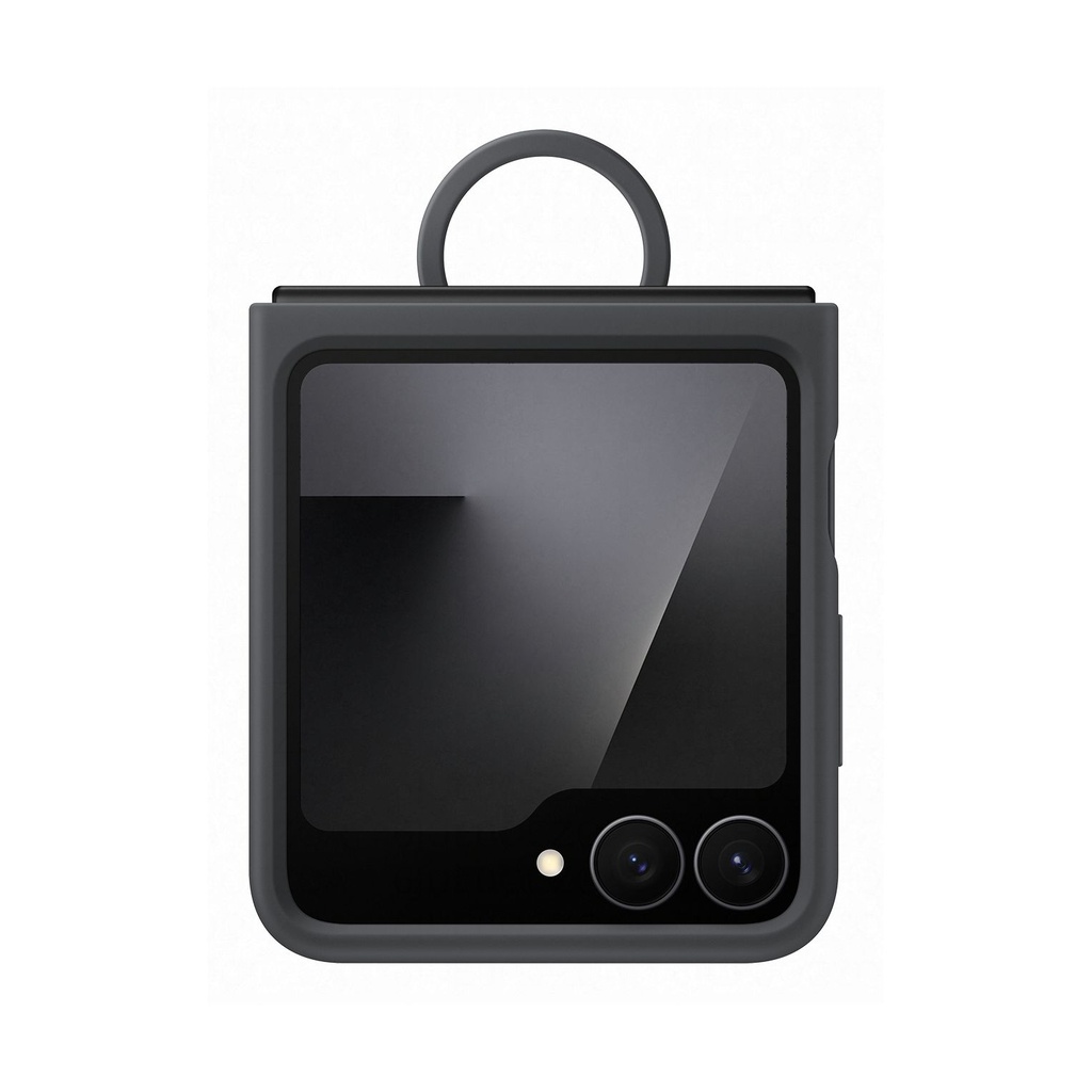 Samsung Silicone Case with Ring Black, für Samsung Galaxy Flip6 / Flip7 FE, EF-PF741TBEGWW
