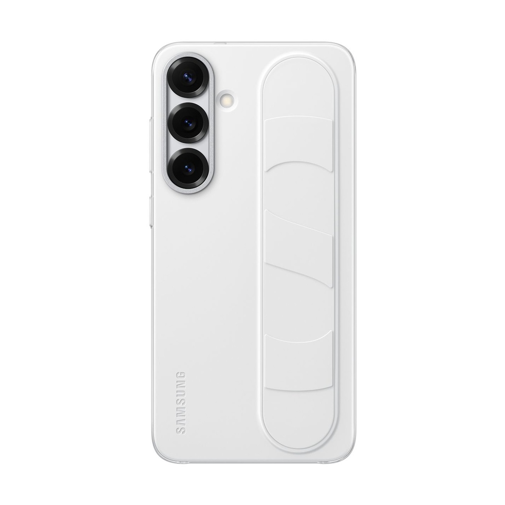 Samsung Standing Grip Case White, für Galaxy S25+, EF-GS936CWEGWW