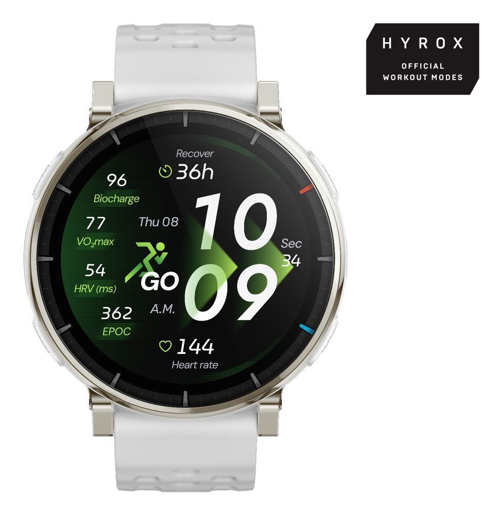 Amazfit Active 3 Premium GPS Smartwatch Blanco (Aero White)