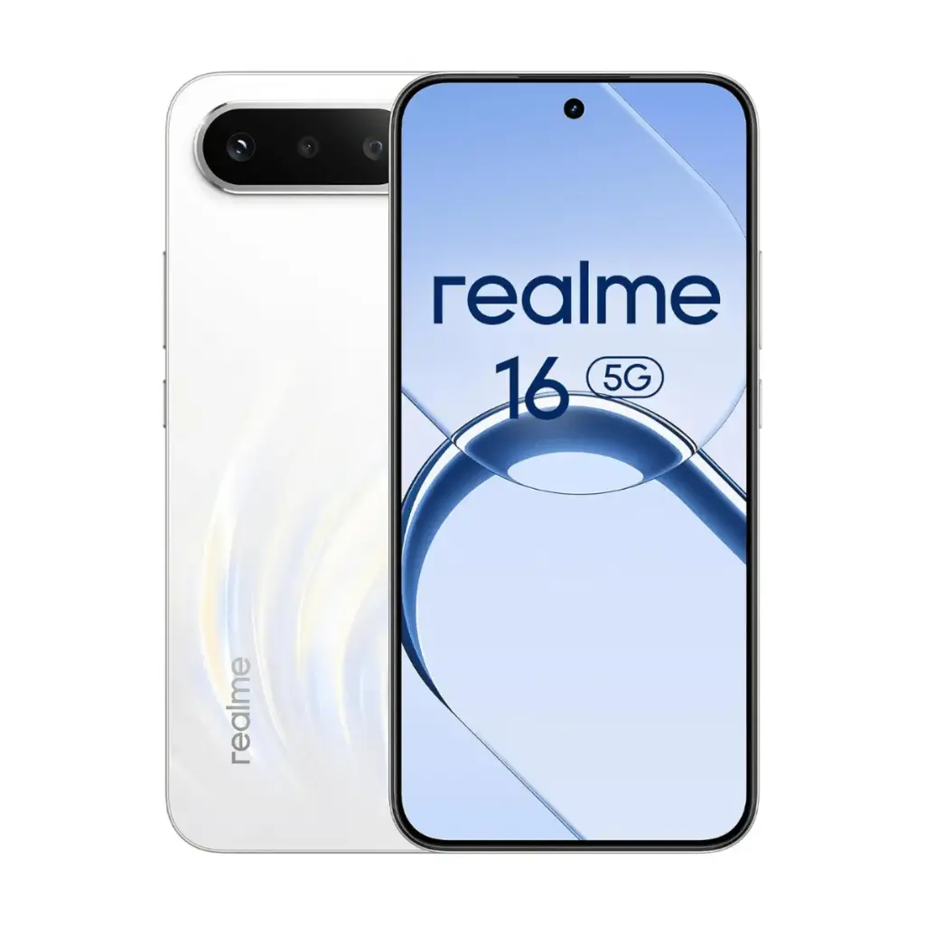 Realme 16 5G 8 Go/256 Go Blanc (White Swan) Double SIM