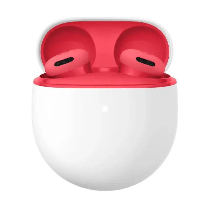 Google Pixel Buds 2a Bluetooth-Kopfhörer in Himbeerrot (Raspberry Red) GA09845