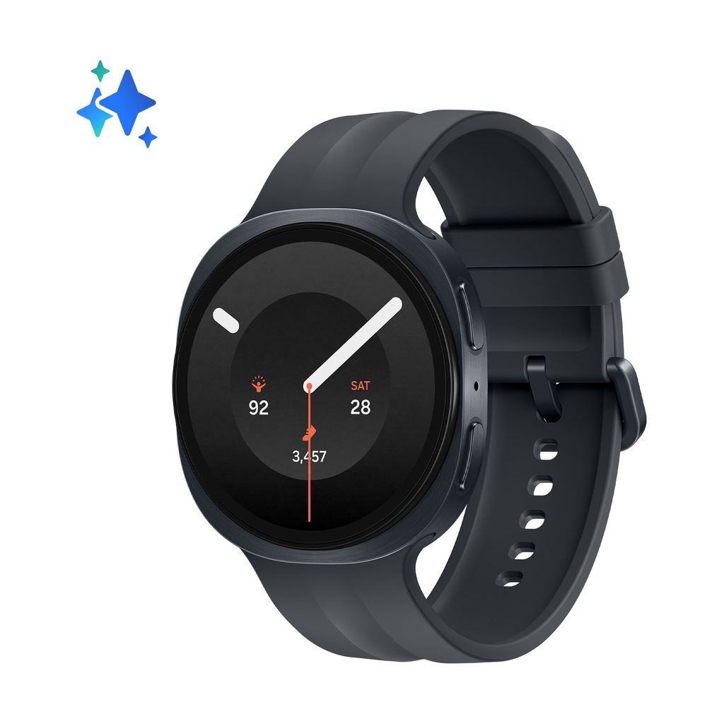 Samsung Galaxy Watch9 44mm Bluetooth Grau (Graphite) und Schwarzes Sportarmband L350