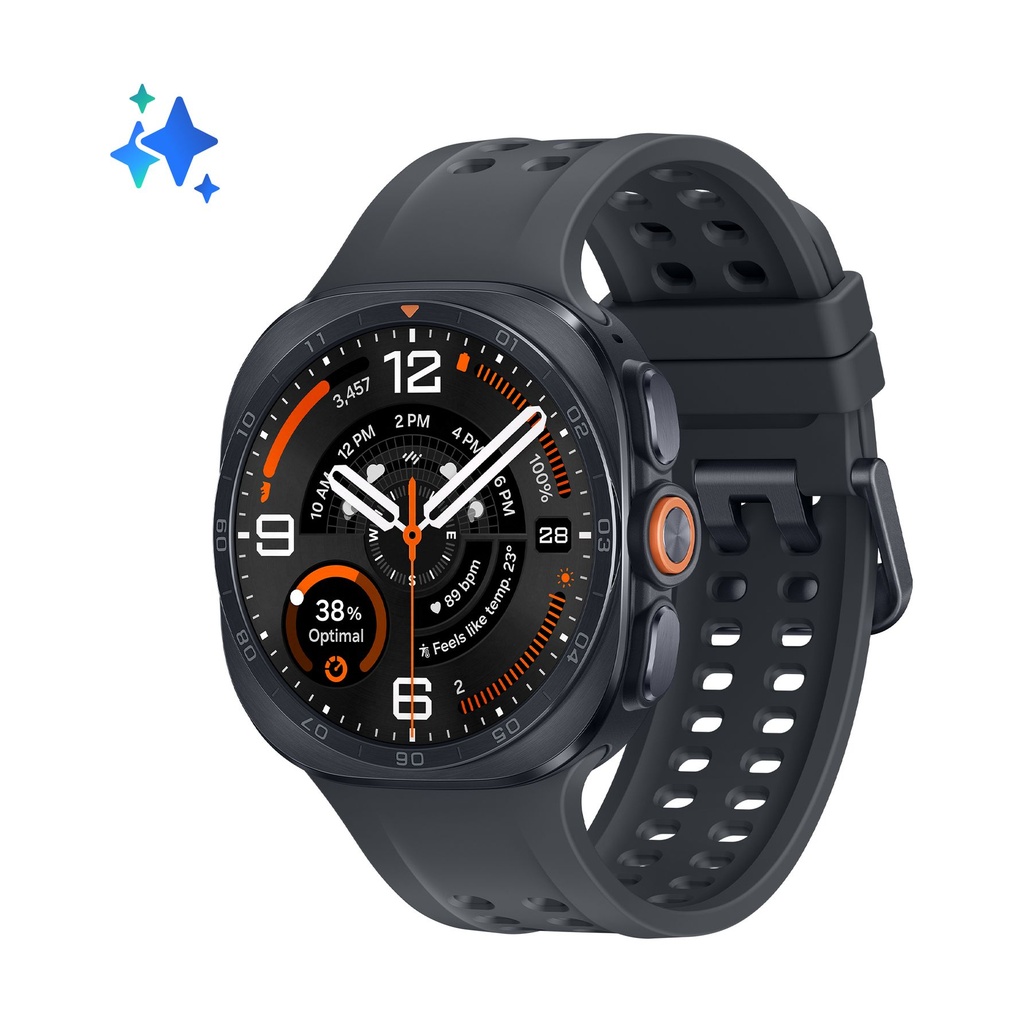 Samsung Galaxy Watch Ultra2 47mm LTE Gris Titanio (Titanium Grey) y Correa Marine Band Negra L715 
