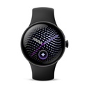 Google Pixel Watch 5 41mm Bluetooth Mattes schwarzes Aluminiumgehäuse und schwarzes Sportarmband (Obsidian)