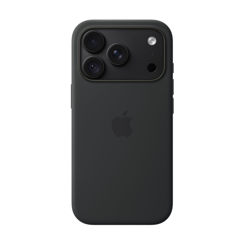 Funda de silicona Apple con MagSafe para el iPhone 18 Pro - Negro