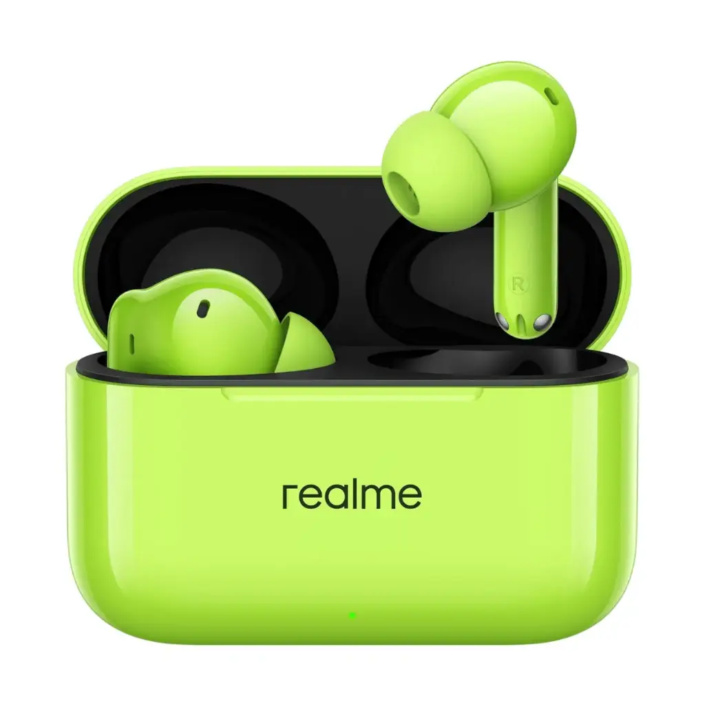 Écouteurs sans fil Realme Buds T200 Vert (Neon Green)