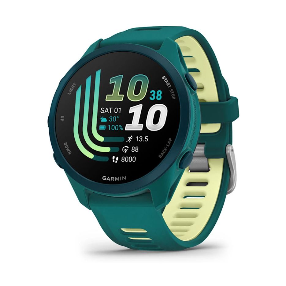 Garmin Forerunner 170 Music 42mm Smartwatch Verde con Correa Verde/Amarillo