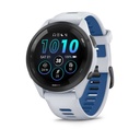Garmin Forerunner 265 46mm GPS Bisel Negro con Correa Silicona Blanco/Azul