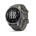Garmin Fenix 9 43mm GPS Titanio con Correa de Silicona Gris