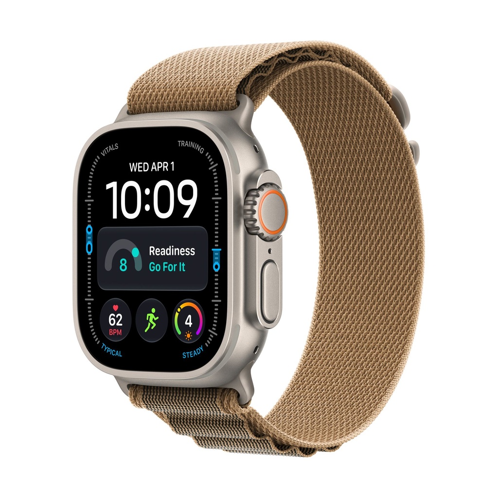 Apple Watch Ultra 4 GPS + Cellular 49mm Titanio Natural con Correa Alpine Loop Arena (Desert) - Talla M