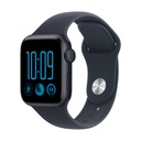Apple Watch SE 3 GPS 40mm Alluminio Nero e cinturino sportivo Blu navy - Taglia M/L