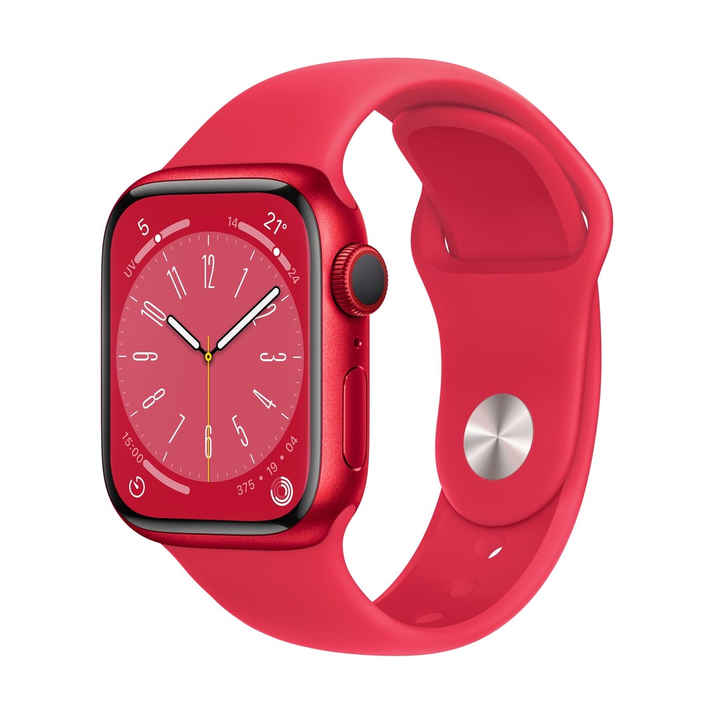 Apple Watch Series 8 GPS + Cellular 41mm Aluminum with Red Sport Band (PRODUCT) RED