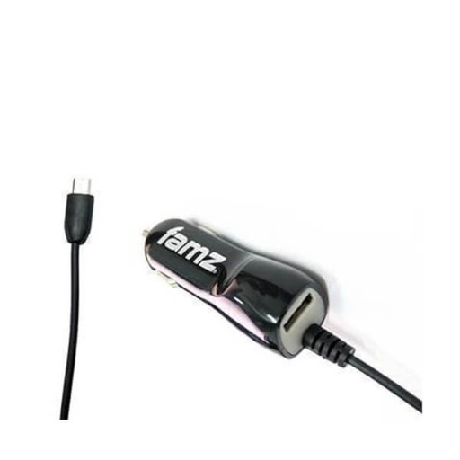 [CCMUSB1200] 1.200 mAh Micro-USB-Autoladegerät Schwarz