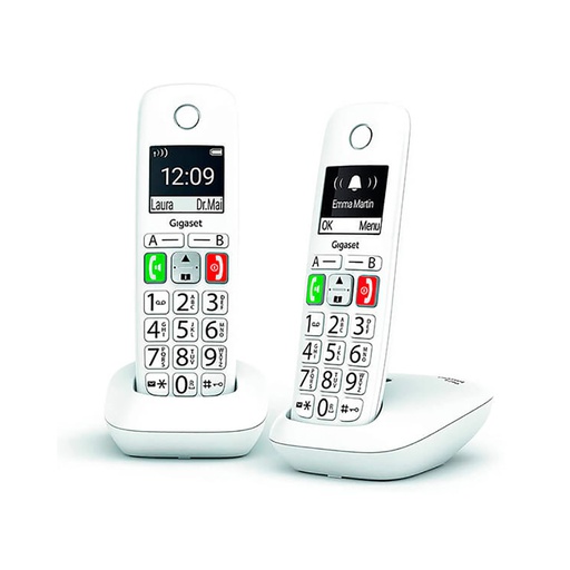 [GIGAE290DUOWT] Telefone sem fio Gigaset E290 DUO DECT branco