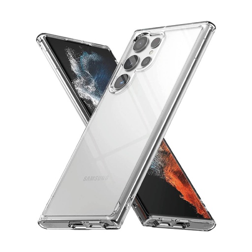 [CS22UHT] Étui hybride transparent pour Samsung Galaxy S22 Ultra