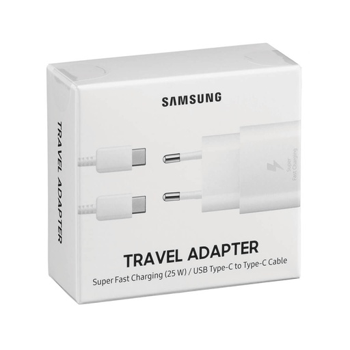 [EPTA800] Samsung EP-TA800 Chargeur Ultra Rapide USB-C 25W Blanc (blister)