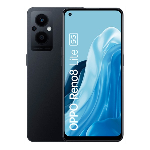[OPPR8LT8128CBK] OPPO Reno8 Lite 5G 8 Go/128 Go Noir (Noir Cosmique) Double SIM CPH2343