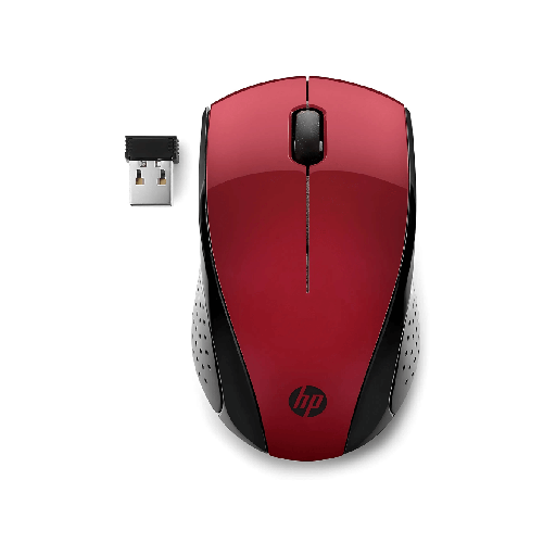 [DP.HPA-MOU_7KX10AA] Mouse wireless HP 220 rosso (Sunset Red)
