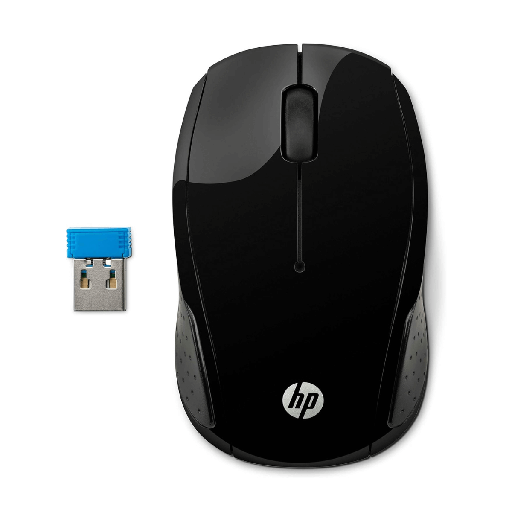 [DP.HPA-MOU_X6W31AA] Mouse sem fio preto HP 200 (Black)