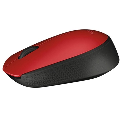 [DP.LOG-MOU_M171_ROJO] Souris sans fil Logitech M171 / Jusqu'à 1000 DPI / Rouge